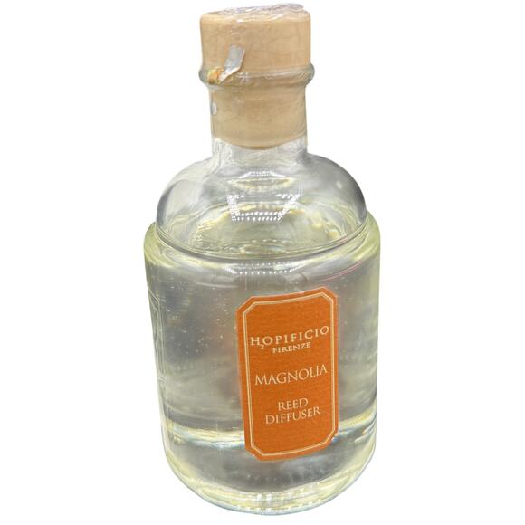 Hopificio Firenze Other - 🌿 Hopificio Firenze Magnolia Reed Diffuser Clear Glass Cottagecore Luxe Decor